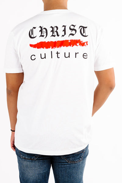 White lostN'Found Christ Over Culture Tee