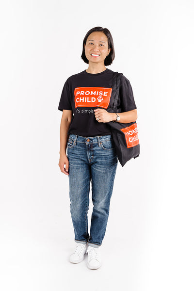Promise Child + lost'NFound Black Canvas Bag